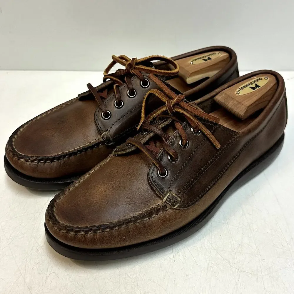 EXCELLENT Rancourt & Co. Classic Ranger Moc Heritage Brown Maine USA  8 Wide E